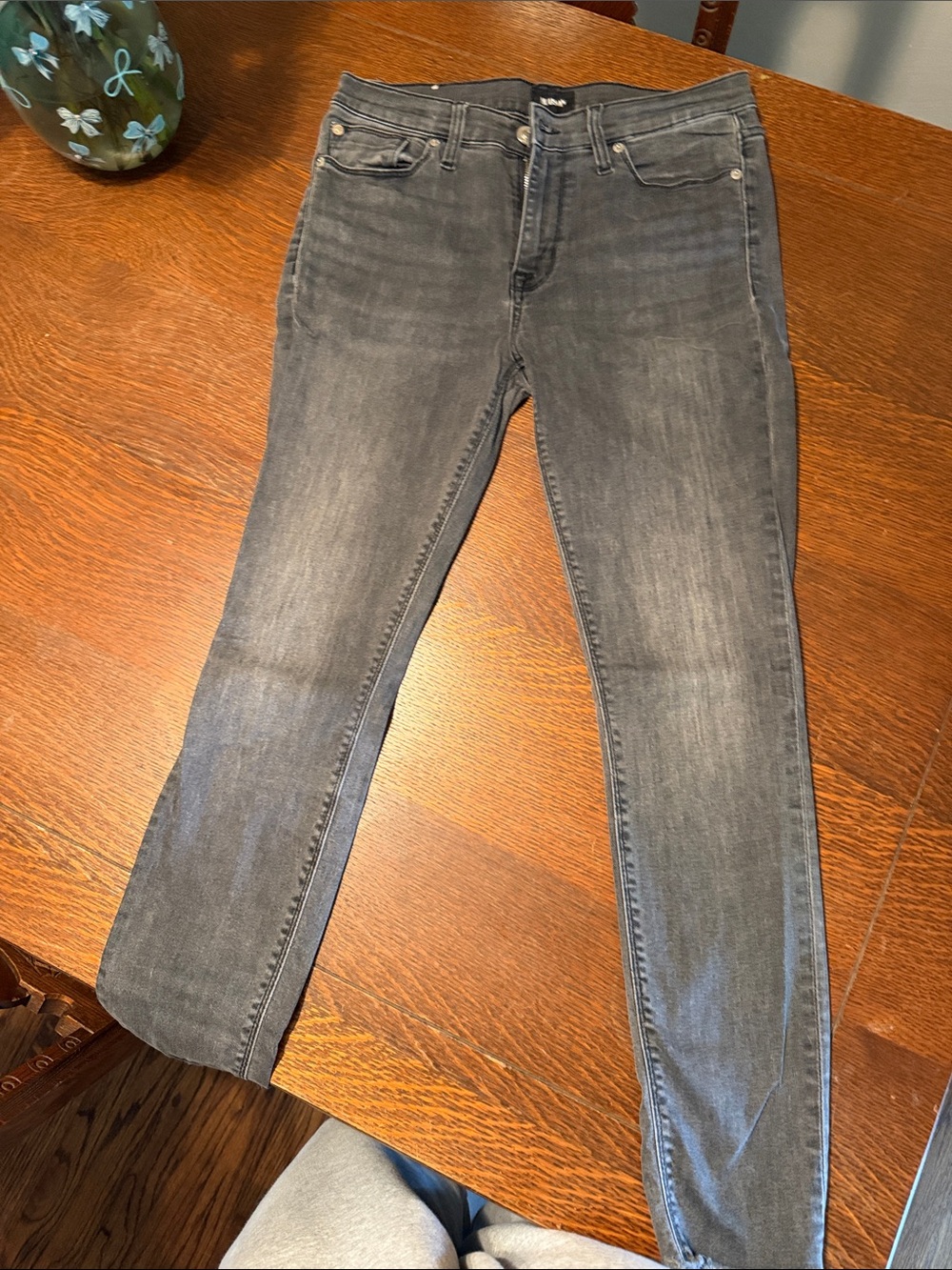 Hudson Jeans Women's Skinny Gray Stretch Denim